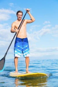 Man on Stand Up Paddle Board