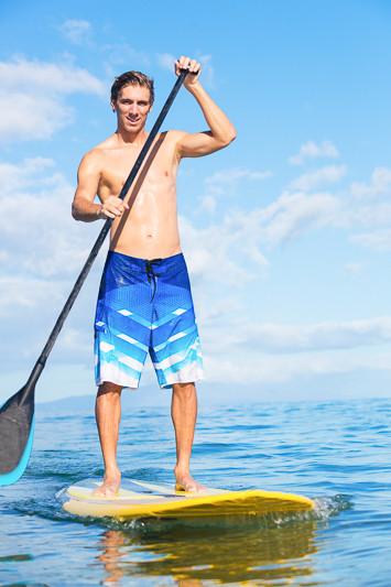 Man on Stand Up Paddle Board