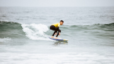 Beach Breaks for Learning to Surf