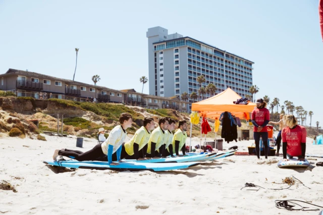 On the fifth day of Surf School my Students gave to me... 5 GOLD JERSEYS SHREDDING 🏄‍♂️🏅
Join San Diego Surf School this season for an unforgettable experience with your crew!
🌐 Website: www.sandiegosurfingschool.com
. 
☎️ PB Office: (858) 205-7683
☎️ OB Office: (619) 987-0115
.
#SanDiegoSurfSchool
.
.
.
.
.
#SDSSfamily #SanDiego #PacificBeach #OceanBeach
#SoCal #WestCoast #SurfLessons #SummerCamp
#SurfClass #Summer #MissionBeach #SDSurfTribe
#SurfOfTheDay #SummerVibes #CaliforniaLifestyle
#SanDiegoSurf #SurfCoach #SDsurf #SanDiegoLiving
#SoCalLiving #SDLiving #SurfIsLife #surfvibes #surf